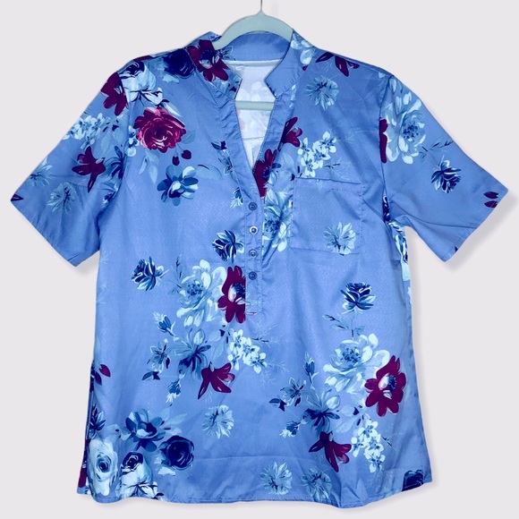 VINTAGE 🕺 handmade s-slv collar shirt w/pocket XL - Picture 1 of 6